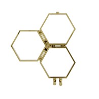 AG BEE 3 580X550 GOLD POLISHED GRZEJNI DESIGN C.O