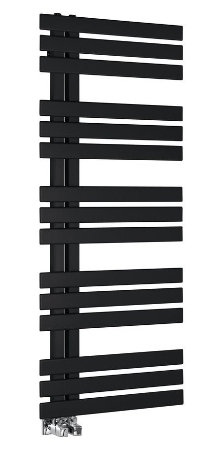 AG LAX 1236X500 CZARNY MAT D50 GRZEJNIK C.O.