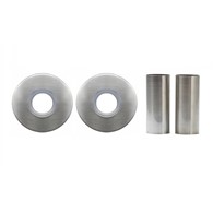 ROZETY POJEDYNCZE INOX +  RURKI MASKUJĄCE