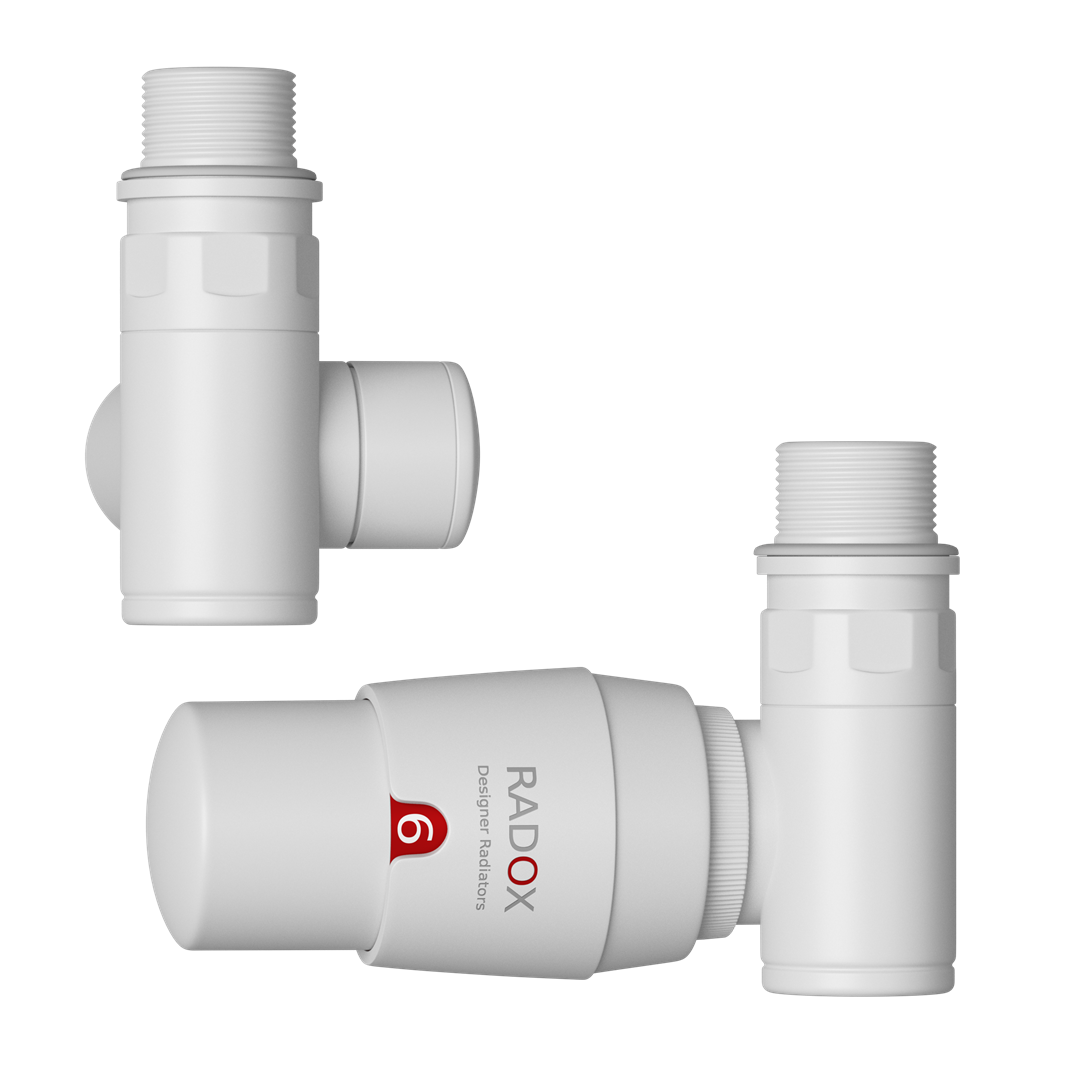 ZESTAW TERMOSTATYCZNY RX-10T PRAWY BIAŁY MAT+ PEX