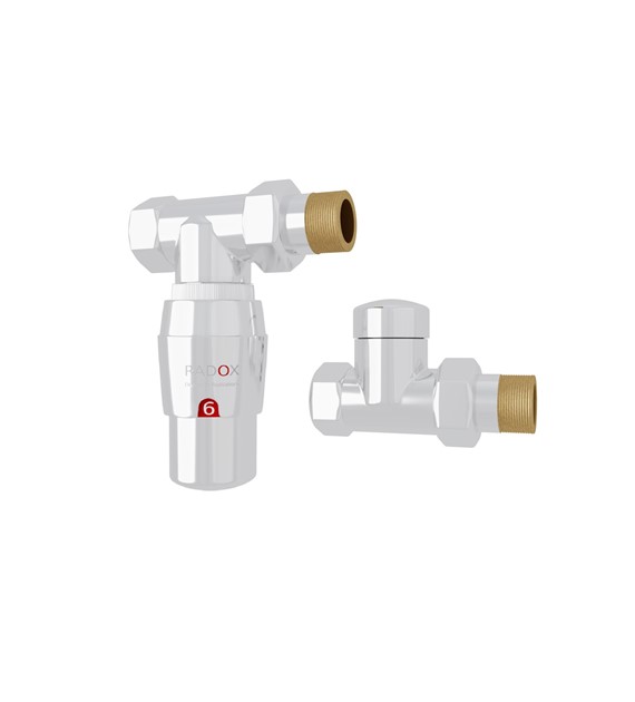 ZESTAW TERMOSTATYCZNY RX-122 CHROM PROSTY GW1/2 