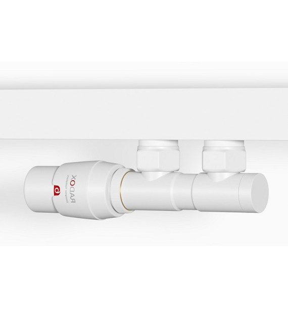 ZAWÓR ZESPOLONY RX-9 RAL9016 MAT LEWY + ZŁĄCZKI